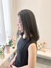 【自然なストレートにしたい】カット＋髪質改善ストレート＋トリートメント