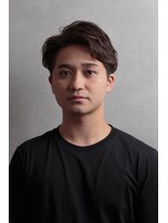 メゾンドムニ 恵比寿(Maison de MUNi)&nbsp;MEN’S HAIRカルマパーマダークアッシュニュアンスパーマ