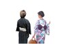 【電話予約のみ】◆浴衣着付け＋ヘアセット　カップル割￥13200→￥11000