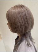 くらげヘア/マッシュウルフ/クラゲカット/ニュアンスカラー/秋冬