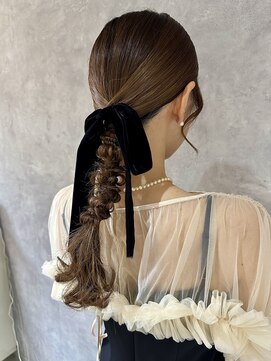 ブレス 横浜(bless) タイトローポニーアレンジ