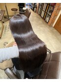 赤坂*透明感ラベンダーグレージュ暗めブリーチなし