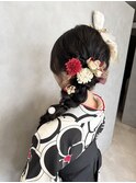 卒業式/女子袴/編み下ろし