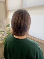 ヌックヘアー(nook hair)&nbsp;30代40代美髪結べるボブレイヤーカットリラクシーラテカラー