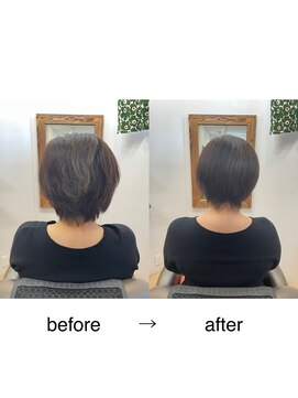 アミエ(ami e) 育毛促進スパカット・髪質改善・縮毛矯正・白髪染め・白髪ぼかし