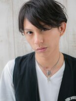 モッズヘア メン 南越谷南口店(mod's hair men) アッシュブラックツーブロックフェザーマッシュY南越谷