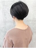 刈り上げツーブロックショートボブ
