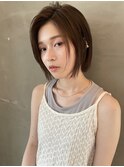 【北千住】ナチュラルストレートボブ