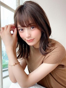 ラルユー 金山(LallYou) 上品くびれミディ髪で大人可愛い印象に