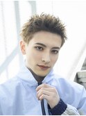 スパイキーショートメンズ◎爽やかビジネスヘア