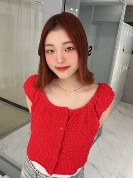 スウィープ(sweep) 夏っぽいオレンジブラウン☆