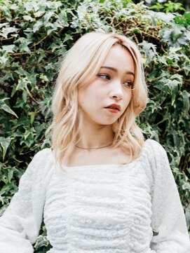 エーバイフー 江坂店(A BY WHO) A BY WHO江坂/ハイトーンミディアムレイヤー/ブリーチ