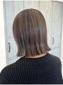 ハイライト/ハッシュカット/クラゲヘアー/黒髪カタログ/一宮