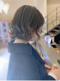 髪質改善/酸熱トリートメント/ボブ/ショートボブ/グレージュ