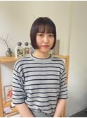 《SAYAKA》ミニボブ×ラベンダーブラウン