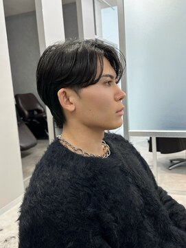 ジーナ 天神(Zina) 毛流れセンターパート(メンズカット/ダウンパーマ/ナチュラル)