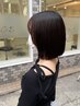 【佐藤指名限定】似合わせボブカット+ケアトリートメント¥4500/立花