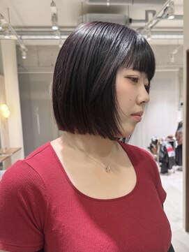 ヒイロ(hiilo.) 【大人ボブ】カットだけで、ストンと収まるストレートボブ