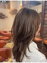 ヘアメイク フレンシア(hair make flencia)&nbsp;抜け感たっぷり大人レイヤー【350スタイル】