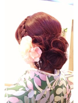 ヘアアンドメイク オプシス(Hair&Make OPSIS) ネープシニヨン　袴スタイル