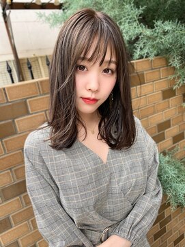 マリアバイアフロート(Maria by AFLOAT) 【添田】ヨシンモリなやわらかレイヤーミディ秋のカーキベージュ