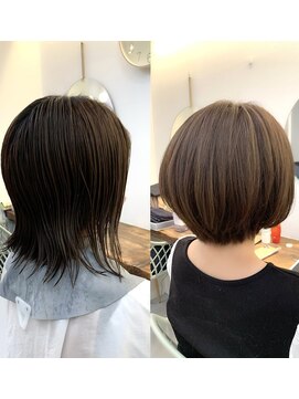 ロミー 本厚木(ROMMY.) まとまる丸みが可愛い◎イルミナベージュ＆ショート  ROMMY,田中