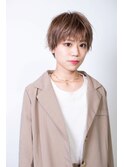 ハンサムショート×ハイライト