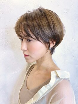 アース コアフュールボーテ 佐久平店(EARTH coiffure beaute)の写真/佐久平★360度どの角度から見ても美しい褒められショートを実現♪あなたの「なりたい」を叶えます