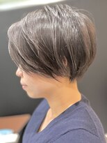 ジエクト 本店(The Ect)&nbsp;大人ショート×アッシュオリーブ×簡単スタイリング