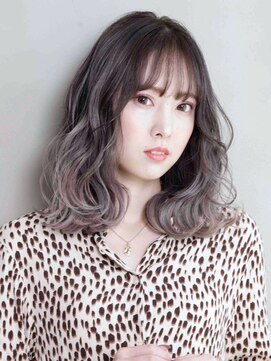 アルバム 銀座(ALBUM GINZA) バレイヤージュ_ヘルシースタイルふんわりカール_88922