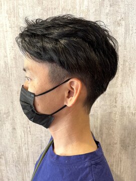 テトテ 門戸厄神店(tetote) 【tetote川崎サロンスタイル】無造作×ツーブロック