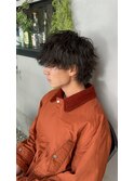波巻きスパイラルツイストスパイラルパーママッシュメンズヘア