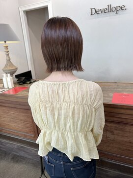 デヴェロペ(Devellope.) 【Devellope.】千葉担当 切りっぱなしボブ 大人ボブ