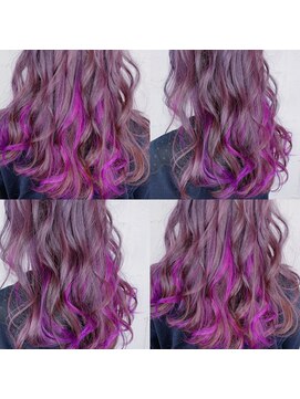 キジ(KIJI) ★ピンクバイオレット×ショッキングパープル★