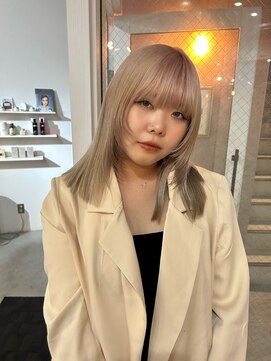 カシェル(cashel) 顔まわりレイヤーとベージュ