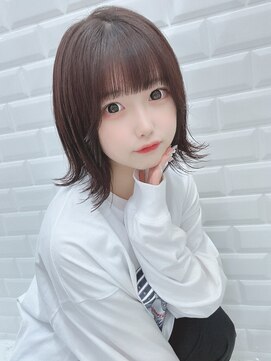 リルミー(Lilme) ナチュラル外ハネボブ　小顔顔周り　ショコラブラウン ＊Lilme＊