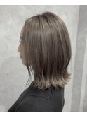 くすみグレージュ/まろみベージュ/アッシュグレー/外ハネボブ/冬