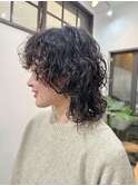 ウルフパーマ/ウルフ/パーマ/くるくるパーマ