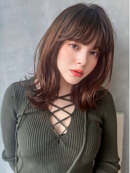 アグ ヘアー クララ 桜井店(Agu hair clara)の写真/高い技術力で、なりたいを叶えてくれる♪絶妙な質感,量感,毛流れ調整で可愛くまとまる優秀ヘア！