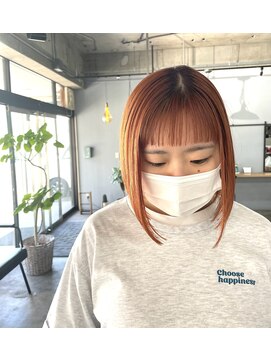 スリー(Three) 【Three萩原/大分/miya】夏にオススメ◎オレンジカラー