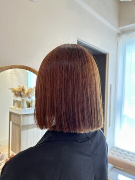 アンド ラ ブランシュ(&.La Blanche) セミディ/シアーカラー/ショートヘア/姫カット/魅力倍増カール