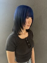 イロ プラス 南田宮店(iro+)&nbsp;【nanaka】ルーツカラーblue×black