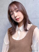 オーブヘアーアル 伊達店(AUBE HAIR aru)&nbsp;20代・30代_くびれ巻き/ブラウンベージュ