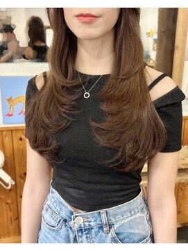 ヘアメイクエイト 丸山店(hair make No.8) ◆担当：岩切祐樹◆ロングレイヤー