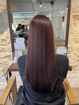 ジュエ (jouer) 20代30代40代大人かわいいストレートスタイル◎スカーレット