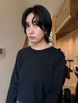 メゾンシアー(Maison Sheer) ブルーブラック/パーマ