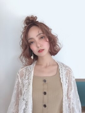 グランディール grandir 大人女性ミディアム パーマ