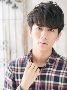 グルーミングサロン バーバー キャッスル 北浦和西口(Grooming salon Barber Castle) 20代30代カルマパーマ黒髪ツーブロッククロップX北浦和