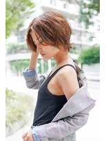 ギークス(GEEKS)&nbsp;【GEEKS渋谷】ナチュラルショートウルフ/冬ヘア/マロンベージュ