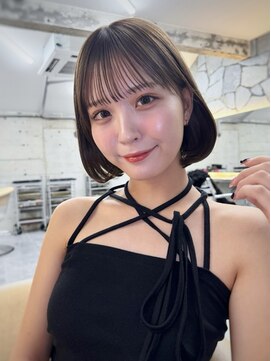 サイン 渋谷(SIGN) 表参道レイヤーカットグレージュブリーチ無し